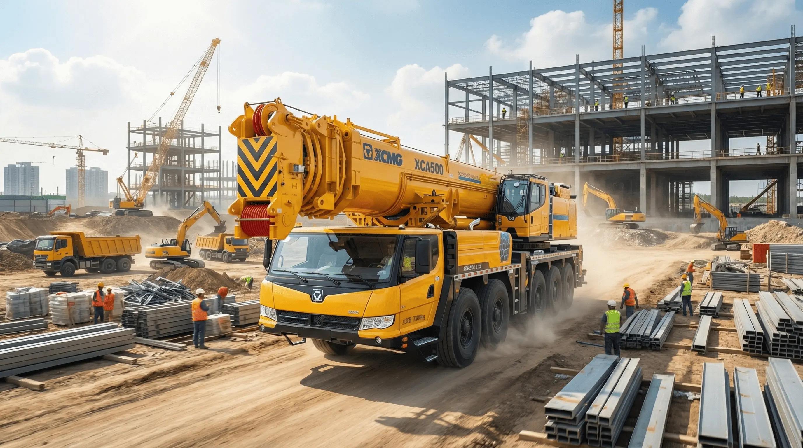 รถเครน 500 ตัน XCMG XCA500L8