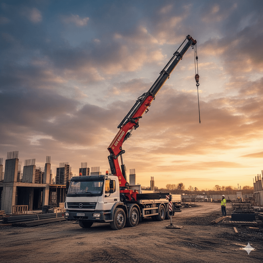 Hiab Truck Crane